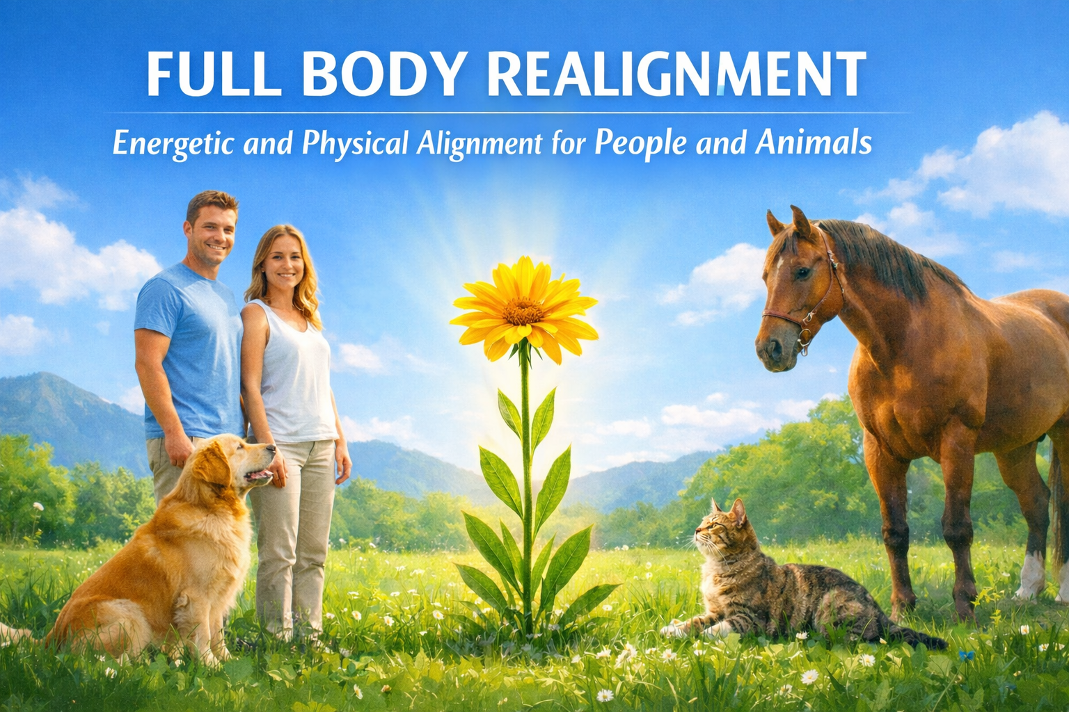 FULL BODY REALIGNMENT: Energetic and Physical Alignment for People and Animals