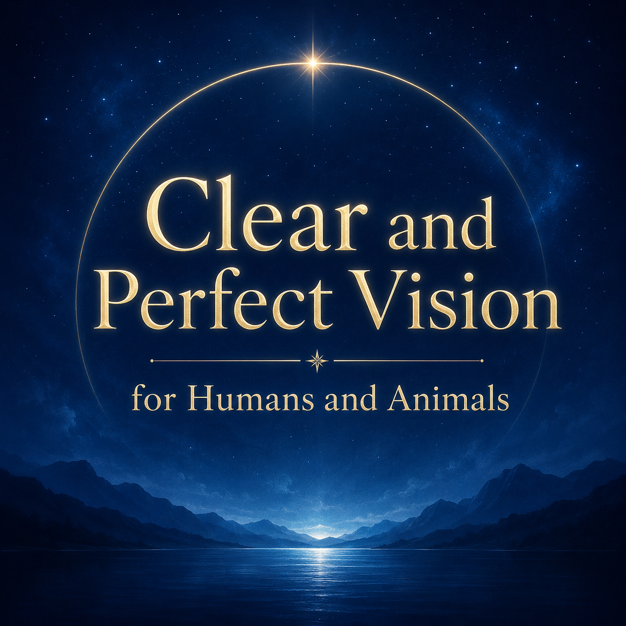 Clear and Perfect Vision for Humans and Animals